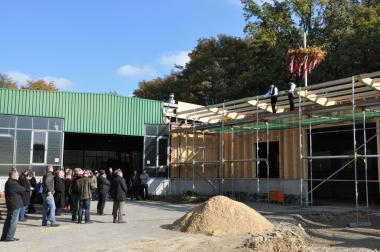 Richtfest am Betriebshof des LWL-Freilichtmuseums Detmold. <br>Foto: LWL<br />