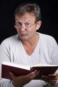 Manne Spitzer lässt das Gespenst von Canterville durch das Planetarium geistern. <br>Foto: LWL, Oblonczyk<br />