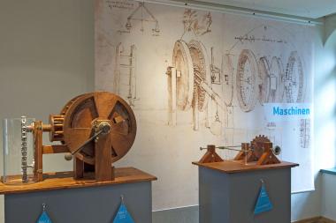 Die ¿Luftschraube¿ in der Ausstellung ¿Leonardo da Vinci ¿ Bewegende Erfindungen¿ in Witten. <br>Foto: LWL/Hudemann<br />