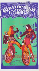 Flower-Power im LWL-Landesmuseum: Die Ausstellung ¿Visuelle Revolten¿ mit Plakaten der 1960er und 1970er Jahre wird bis 9. April verlängert. Foto: LWL