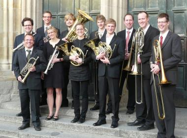 Musiker des Ensembles ¿Bokeltsen Brass¿.  <br>Foto: Koch</br>