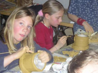 Kreativ werden in der Töpferwerkstatt. <br>Foto: LWL</br>