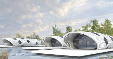 ¿Le Cocon¿ heißt dieses Projekt für die Wasserstadt Aden, Bergkamen. <br>Entwurf/Foto: Trabitzsch Dittrich Architekten<br />