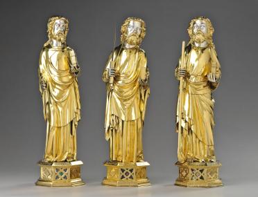 Statuetten der Apostel vom Hochaltarretabel des Domes zu Münster, Münster (?), um 1350-1370, © Bistum Münster, <br>Foto: Stephan Kube, Greven<br />