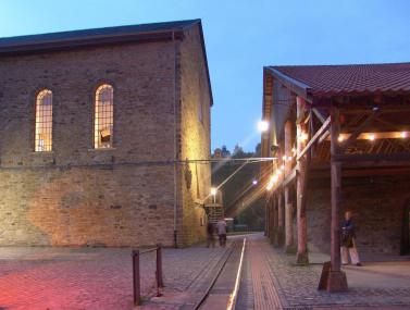 Bei Nacht entfaltet das Museumsgelände eine besondere Atmosphäre. <br>Foto: LWL / A. Hudemann<br />
