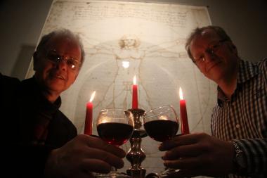 Mit Wein, Oliven und Renaissance-Klängen verabschiedet der LWL die Leonardo-Ausstellung. <br>Foto: LWL<br />
