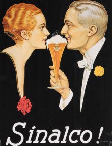 Erfrischung made in OWL: Über 90 Jahre wurde "Sinalco"-Limonade in Detmold hergestellt. Hier ein Werbeplakat aus dem Jahr 1905. <br>Foto: LWL<br />