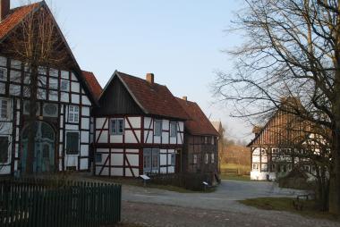 Winterliches Freilichtmuseum. Foto: LWL/Jähne