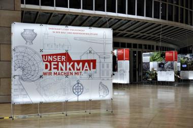An mehreren ¿Themeninseln¿ stellt die Ausstellung ehren-amtliches Engagement in der Denkmalpflege vor.<br> Foto: LWL<br />