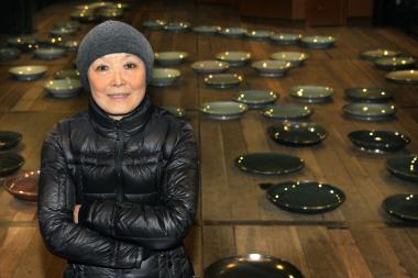 Schalen aus der Serie, die Young-Jae Lee für ihre Installation im Schiffshebewerk gefertigt hat. <br>Foto: LWL<br />