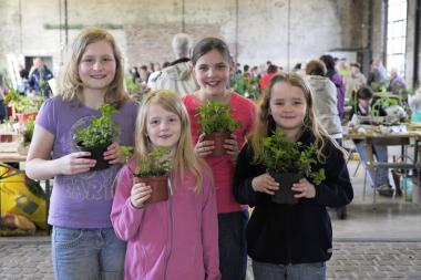 Junges Gemüse beim Kungelmarkt auf Zollern. <br>Foto: LWL/Hudemann<br />