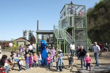 Saisoneröffnung wird auf dem Hochofenspielplatz ¿Rackerwerk¿ gefeiert. <br>Foto: LWL<br />