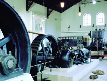 Die Dampfmaschine im Maschinenhaus, damals das Herzstück jeder Fabrikanlage. <br>Foto: LWL