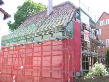 Wohnhaus Papenstraße 15 in Höxter, Seitenansicht.<br>Foto: LWL