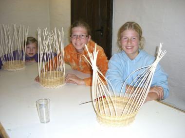 Körbe flechten im Industriemuseum. <br>Foto: LWL