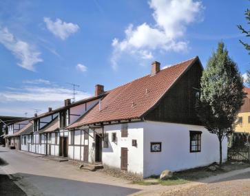 Die Arbeiterhäuser von Gernheim gehören zu den ältesten, die in Westfalen erhalten sind. <br>Foto: LWL/Holtappels