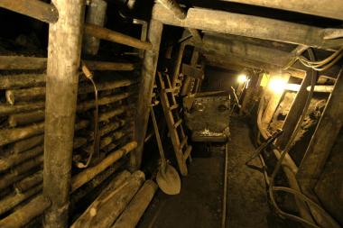 Blick in den Nachtigallstollen im LWL-Industriemuseum Zeche Nachtigall. <br>Foto: LWL/Hudemann