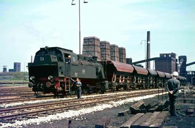 E-Kuppler auf der Zeche Nordstern in den 1960er Jahren. <br>Foto: DGEG/R. Reich