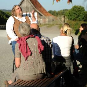 Lothar Schröer ist einer der Ausbilder bei dem Projekt ¿Lippe erzählt¿. <br>Foto: LWL/Sánchez