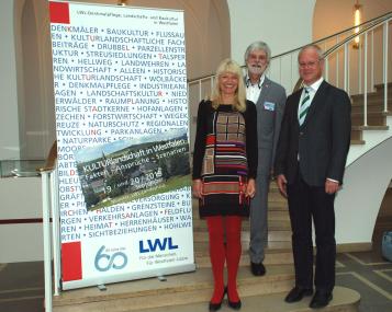 Eröffneten die Tagung "Kulturlandschaft in Westfalen¿ in Münster: LWL-Kulturdezernentin Dr. Barbara Rüschoff-Thale, LWL-Städtebau- und Landschaftskultur-Experte Eberhard Eickhoff und LWL-Chefdenkmalpfleger Dr. Markus Harzenetter. <br>Foto: LWL/Bonnermann