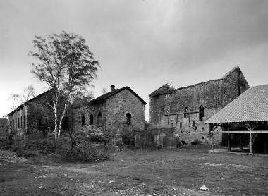 Verfallene Gebäude der Zeche Nachtigall um 1970. <br>Foto: LWL