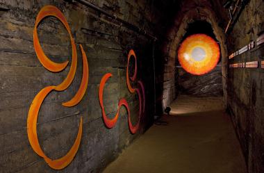 Das Kunstwerk "Erddynamo" im LWL-Industriemuseum Henrichshütte. <br> Foto: LWL/Hudemann