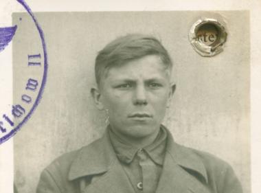 Wasyl Oreschcuk, geboren am 25. Dezember 1926 in der Ukraine, wurde von Mai 1943 bis Dezember 1944 als Schlepper auf Zeche Zollern II/IV zur Zwangsarbeit eingesetzt. <br>Foto: LWL