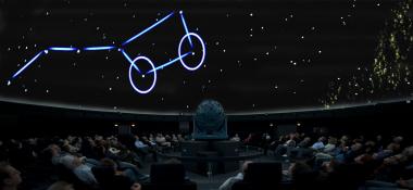 Ein Astronomischer Vortrag zum Thema ¿Sterne über Münster im Winter und im Frühjahr¿ findet im Planetarium des LWL-Museums für Naturkunde statt. <br>Foto: LWL/Oblonczyk.