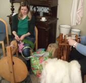 Spinnen ist in ¿ das Textilwerk bietet einen Workshop an. <br> Foto: LWL