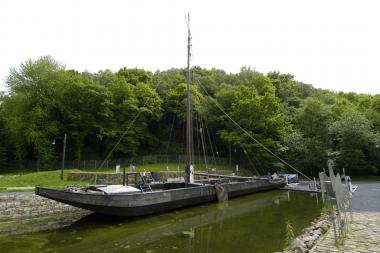 Der rekonstruierte Ruhrnachen im LWL-Industriemuseum. <br>Foto: LWL/Hudemann 