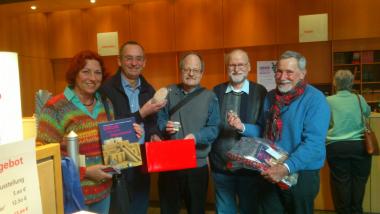 Die Jubilare bei ihrem Besuch der Sonderausstellung ¿URUK ¿ 5000 Jahre Megacity¿. <br> Foto: LWL
