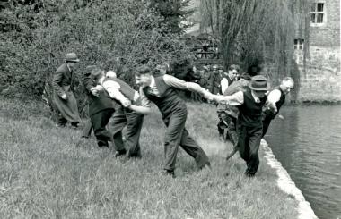 Schwengellangziehen in Lüdinghausen (Kreis Coesfeld). <br>Foto: LWL-Archiv