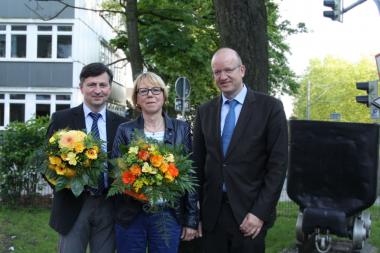 Forensik-Beirat Lünen hat Arbeit aufgenommen: Vizevorsitzender Winfried Moselewski, Vorsitzende Brigitte Knauer und LWL-Maßregelvollzugsdezernent Tilmann Hollweg.<br>Foto:LWL/Schulte-Fischedick