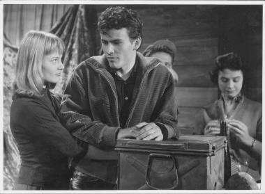 Szene mit Horst Buchholz aus dem Film ¿Die Halbstarken¿. <br>Foto: LWL