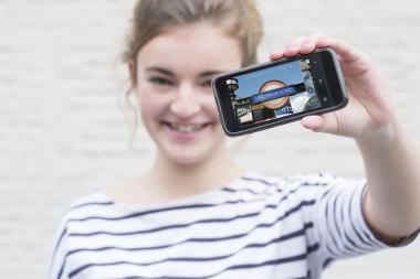¿My Münster ¿ Mein London¿ ¿ Ein Handyvideo-projekt im Museum. <br>Foto: LWL/Neander