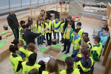 Die Mitmachausgrabung ¿Grabungscamp¿ im LWL-Museum für Archäologie.<br>Foto: LWL/Quickels