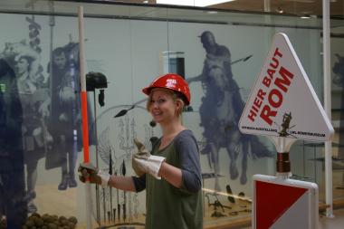 Die Mitmachausstellung ¿Hier baut Rom!¿ im LWL-Römermuseum. <br>Foto: LWL/Runkel