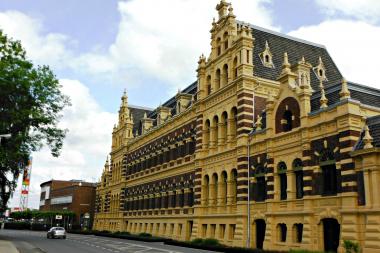 Das ehemalige Verwaltungsgebäude der Firma Gebr. Laurenz in Ochtrup. <br>Foto: LWL