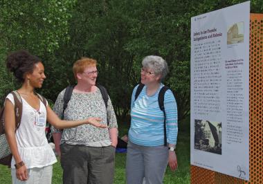 Führung über den Weg der Migration. <br>Foto: LWL/Hudemann