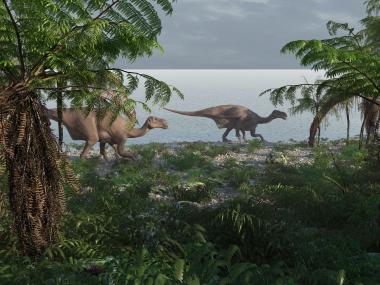 Die Dinosaurier erobern nicht nur das Museums sondern sind auch gleich in zwei Shows im LWL-Planetarium zu sehen. <br>Foto: Mirage3D