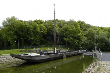 Der rekonstruierte Ruhrnachen im LWL-Industriemuseum. Foto: LWL/Hudemann 