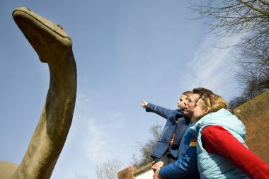 Für große und kleine Dinoforscher bietet der Familientag viel Spaß und Spannung. <br>Foto: LWL/Oblonczyk. 