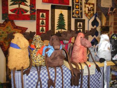 Auch Elche bevölkern am Weihnachtsmarkt-Wochenende die Ziegelei Lage. <br>Foto: LWL 