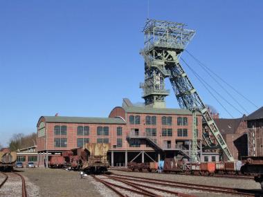 Der Rundgang ¿Wege der Kohle¿ führt auch in die Schachthalle.<br>Foto: LWL/Hudemann 