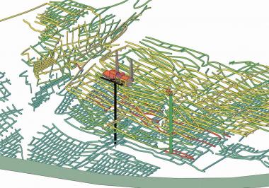Die Grubenbaue der Zeche Nachtigall. <br>Foto: LWL/maßwerke. 