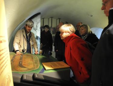 An Modellen wird der Bergbau im Hettberg anschaulich erklärt.<br>Foto: LWL/Appelhans 