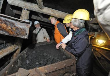 Wie die Kohle früher abgebaut wurde, können Besucher im Bergwerk des LWL-Industriemuseums Zeche Nachtigall erkunden. <br>Foto: LWL/Appelhans.