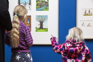 Stockmann in der Ausstellung ¿Sag, was ist das für ein Tier? Grüffelo & Co. <br>Foto: LWL/Neander