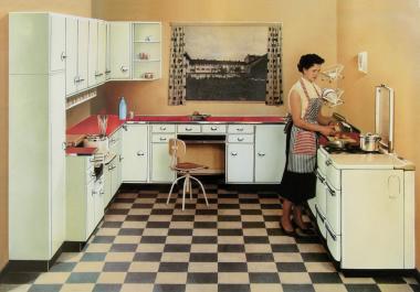 Die Küche "form 1000", 1950. <br>Foto: Poggenpohl