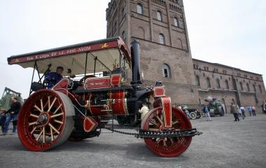 Fast 100 Jahre haben die schnaufenden Maschinen auf dem Buckel, die sich am 9. Und 10. Mai auf der Zeche Hannover ein Stelldichein geben.<br>Foto: LWL/Fischer